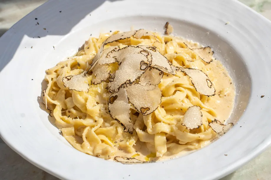 Featured in San Diego Eater: “Eat Pasta Out of a Cheese Wheel at New Bay Park Restaurant”